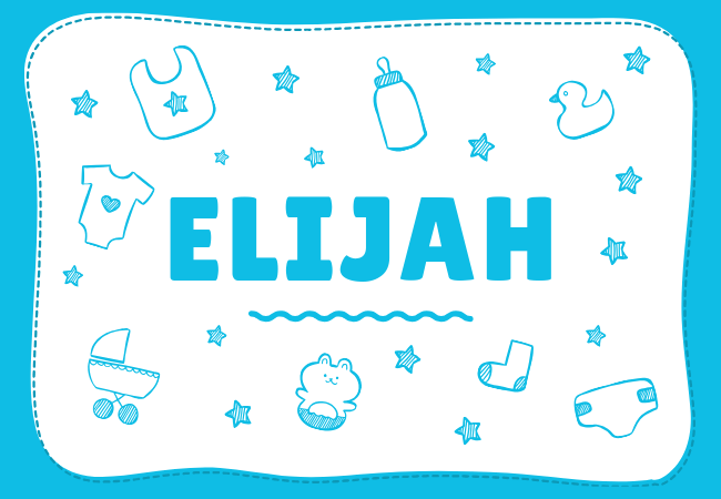 Elijah most popular baby boy names